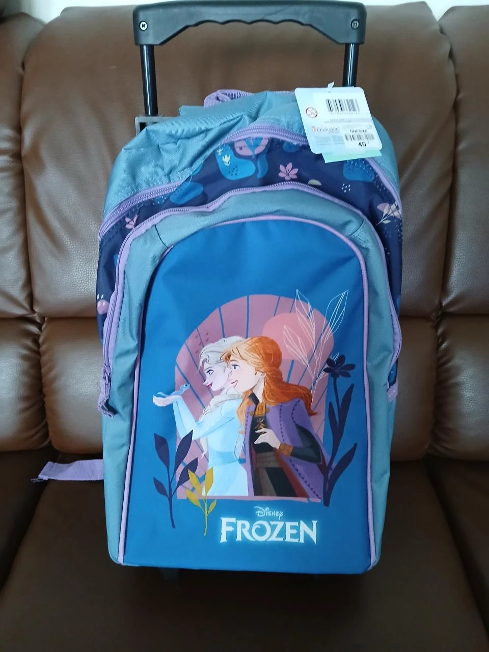 cartable a roulettes fille la reine des neiges 33/16/45 cm
